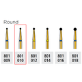 Alpen FG 801C 010 Round Diamond Bur 5/Pk