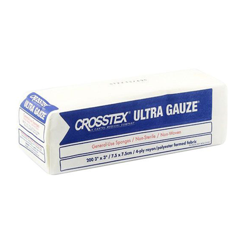 Ultra Gauze Sponge NW 3x3 4Ply NonSterile 200/Pk