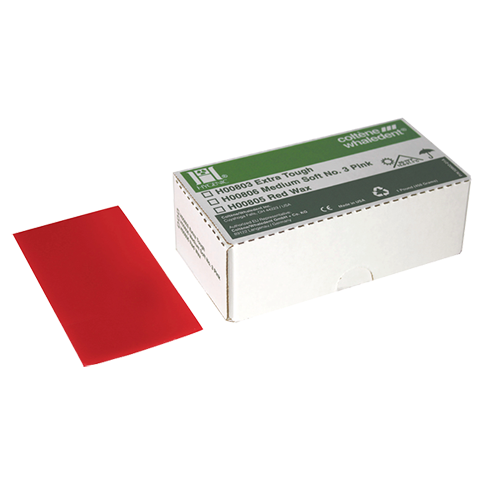 Coltène CO-H00815 Hygenic Boxing Wax, Regular, 450 G, Shape, Red