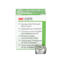 3M ESPE Stainless Steel Permanent Molar Crowns, Upper Left First Permanent Molar, 5 Crowns