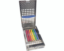 Periodontal Maintenance Instrument Set Size #1 Titanium Nitride Coated Kt(AEID4910) Periodontal Maintenance Instrument Set Size #1 Titanium Nitride Coated Kt(AEID4910)