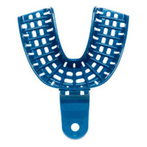 President Disposable Double Arch Impression Tray Perforated #2 12/Bag President Disposable Double Arch Impression Tray Perforated #2 12/Bag