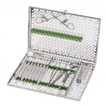 IMS Infinity Series Crown & Bridge Cassette SS Grn 16 Instruments  (IMNCROWN)