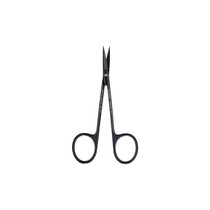 Black Line Curved Scissor 4.5 in Iris  (S18SCX)