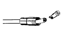 HP Tubing, 4 Hole w/CT, Asepsis Straight Black