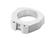 Vacuum Canister 2" Post Mount w/Gray Bracket, Anodized Vacuum Canister 2" Post Mount w/Gray Bracket, Anodized