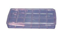 Storage Box, Plastic, 18 Compartment Storage Box, Plastic, 18 Compartment
