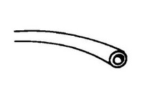 Supply Tubing, 1/8", Poly Black; Roll of 100ft Supply Tubing, 1/8", Poly Black; Roll of 100ft