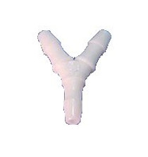 1/8" Barb Y, Plastic; Pkg of 10 1/8" Barb Y, Plastic; Pkg of 10
