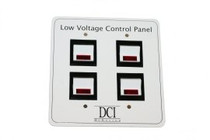 Low Voltage Control Panel, Quad Switch