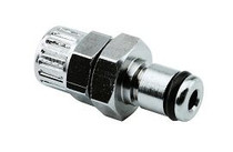 1/4" CPC Type Panel Mount Q.D. w/o Shut-off, Male 1/4" CPC Type Panel Mount Q.D. w/o Shut-off, Male