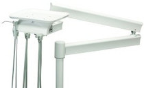 Series 4 Arm Mounted Manual Control Unit for 2HP, 1 Wet & 1 Dry w/Gray Flex Arm