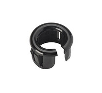 Heyco Snap-In Bushing, Black, 1-1/2"; Pkg of 5