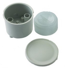 Vacuum Canister Bottom Ported w/Bracket Vacuum Canister Bottom Ported w/Bracket