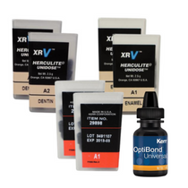2025 Dental Brands Exclusive Kerr Package 3: Herculite XRV Unidose or Point 4 Unidose + OptiBond Universal Bottle Refill 2025 Dental Brands Exclusive Kerr Package 3: Herculite XRV Unidose or Point 4 Unidose + OptiBond Universal Bottle Refill