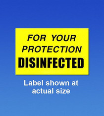 Palmero, Disinfected Sticker250/roll, 1951