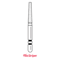 Premier, Two Striper Diamond Bur, 50/Pack, 703.8C, 2050345