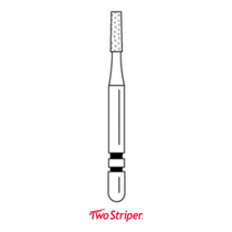 Premier, Two Striper Diamond Bur, 50/Pack, 557, 2050557