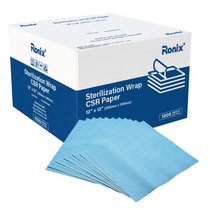 Ronix Sterilization Wrap, Blue, 1000/Box