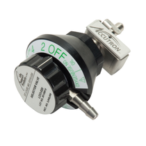 Accutron, Oxygen Flow Selector Valve, Hex Lock, 35015