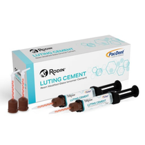 Pac-Dent, Rodin Luting Cement Refill : 2 x 5g Clear syringes, 5 x Intraoral tips, 5 x Tapered Mixing Tips, 5 x Flat Mixing Tips, 2/pack, 451103