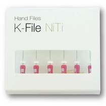 Pac-Dent, NiTi K Hand Files, Size # 15, Length 31 mm, 6/pack , NKH-15-31