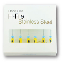 Pac-Dent, Stainless Steel H Hand Files, Size # 15, Length 25 mm, 6/pack , SHH-15-25
