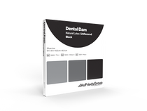 Hu-Friedy, Dental Dam, Latex, Med, Black, Unflvrd, 52/Box, 19700