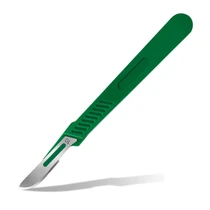 Disposable Blades With Handle #12 10 Pcs.