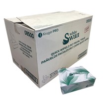 Quick Wipes Facial Tissues 2 ply, White, 80 Sheets x 135 Boxes