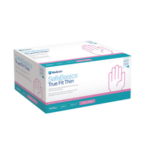 SafeBasics Gloves True Fit Thin Pink Powder Free Nitrile - 300/Box SafeBasics Gloves True Fit Thin Pink Powder Free Nitrile - 300/Box