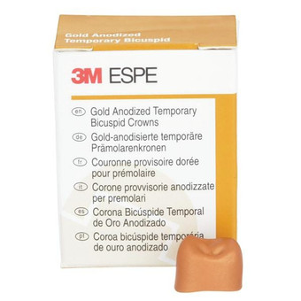 Unitek Gold Anodized Crowns Size 5 1st URB Replacement Crowns 5/Box Unitek Gold Anodized Crowns Size 5 1st URB Replacement Crowns 5/Box