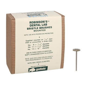 Abbott-Robinson Polishing Bristle Brushes #12 Soft 144/Bx
