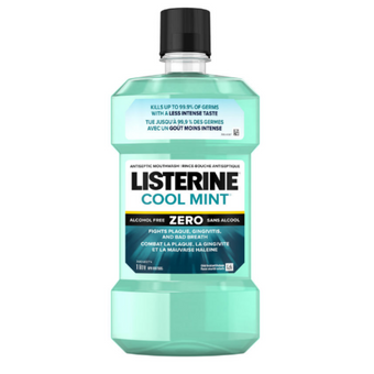 Listerine Cool Mint Zero Antiseptic Mouthwash, Alcohol Free 1L