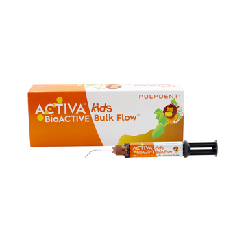 ACTIVA KIDS BioACTIVE Bulk Flow, 1 x 5g Syringe, 10x Automix Tips (19-gauge)