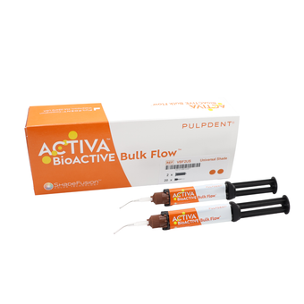 ACTIVA BioACTIVE Bulk Flow (ShadeFusion), 2 x 5g Syringe, 20x Automix Tips (19-gauge)