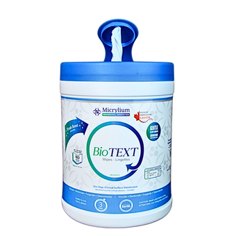 BioTexT Clinical Surface Disinfectant Canister Wipe, 160/Can