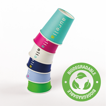 Aurelia Biodegradable Cups, 5oz, 1000/Case