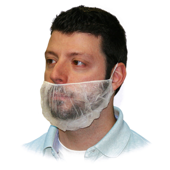 SafeBasics Beard Cover, White, 1000/Pack