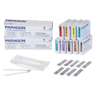 Paragon Disposable Carbon Sterile Blades, 100/Pack