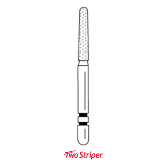 Premier, Two Striper Diamond Bur, 50/Pack, 782.8C, 2050424
