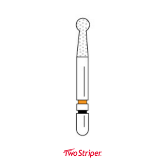 Premier, Two Striper Ztech Diamond Bur Friction Grip, 125NZF, 5/Pack, 2015666