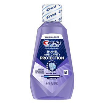 Procter & Gamble, Crest Pro-Health Advanced Enamel Care Mouthwash, Purple Rinse, Fresh Mint, 36 mL, 48/Case, 80325776