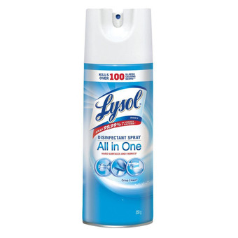 Lysol Disinfectant Spray, Crisp Linen 1x350g