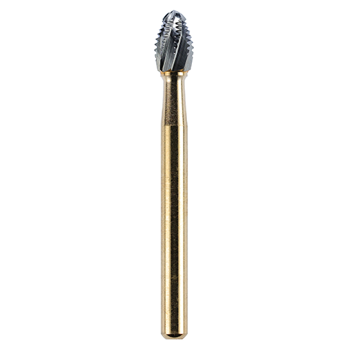 Alpen Carbide Bur 379-314-2.30-4.00 Inverted Cone, 5 pcs