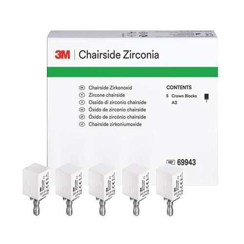 3M Chairside Zirconia for CEREC, 69943, A3, 20mm