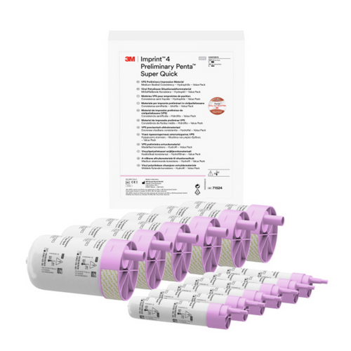 3M Imprint 4 Preliminary Penta VPS Preliminary Impression Material Value Pack, 71523, 360 mL, 6/Pack