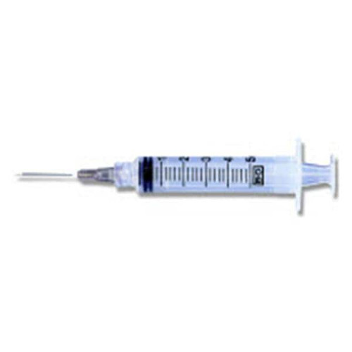 Syringe/Needle 5cc 21Gx1-1/2" Conventional 100/Box