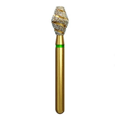 Alpen Turbo Cut Diamond Bur Friction Grip Super Coarse 811-033TC 5/Pk