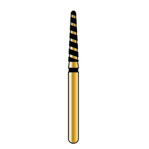 Alpen Turbo Cut Diamond Bur Friction Grip Super Coarse 8568-016TC 5/Pk